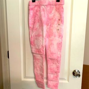 NWT Size 12 girl’s SO pink jegging